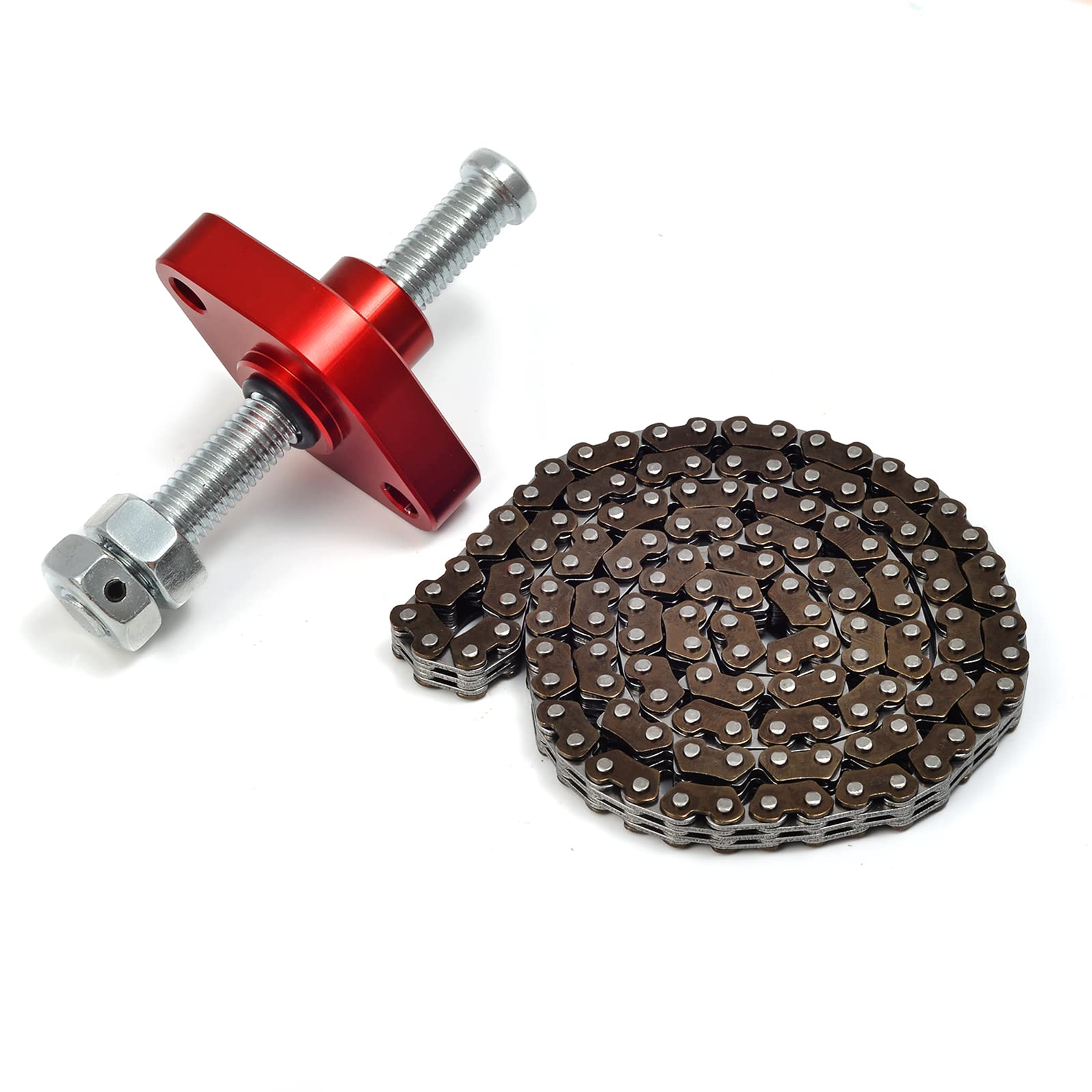 Amazon.com: MOTO1988 Cam Timing Chain & CNC Manual Tensioner For